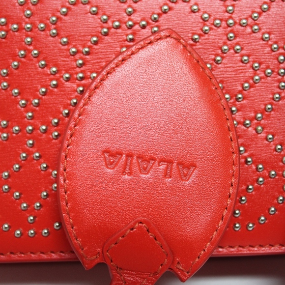 Alaia Small Flap Convertible Pochette Piment - Picture 2 of 8